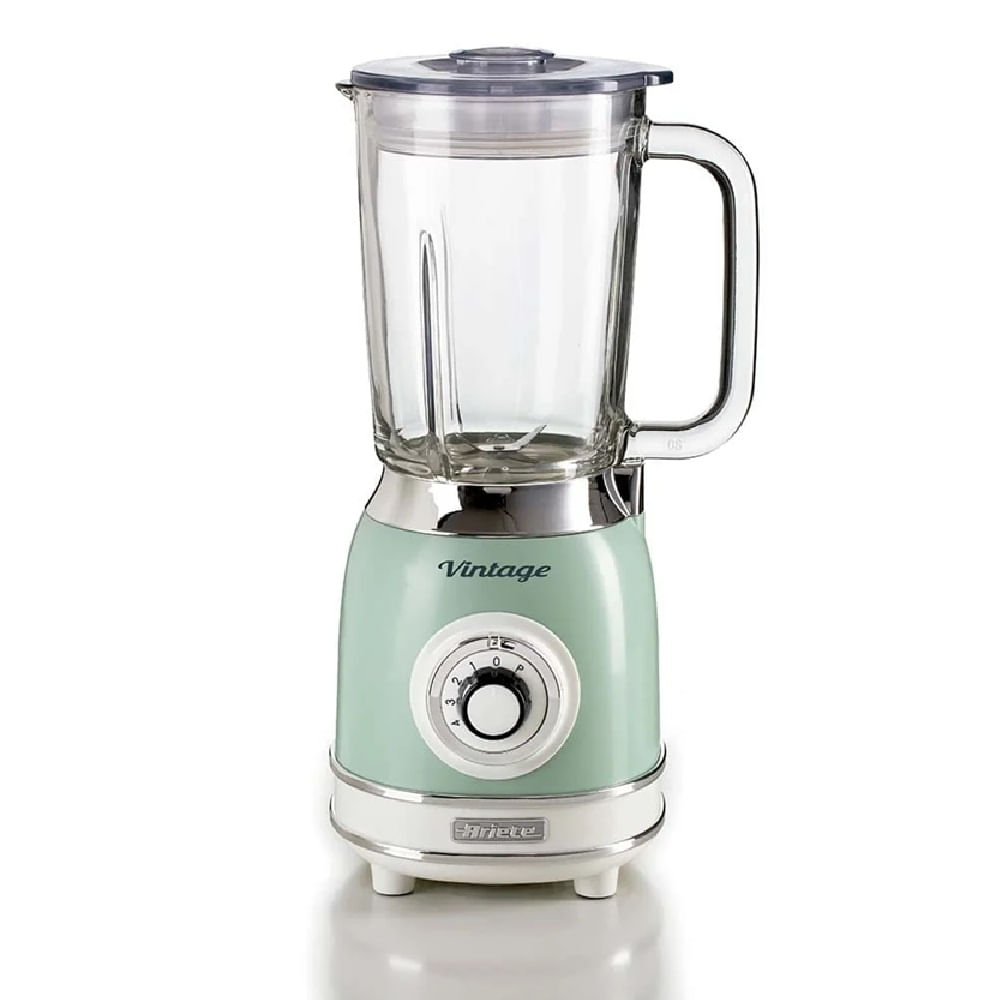 LIQUIDIFICADOR ARIETE VINTAGE COM JARRA DE VIDRO 1,5L 4 VELOCIDADES VERDE 127V 00C05890EARBR - FAST