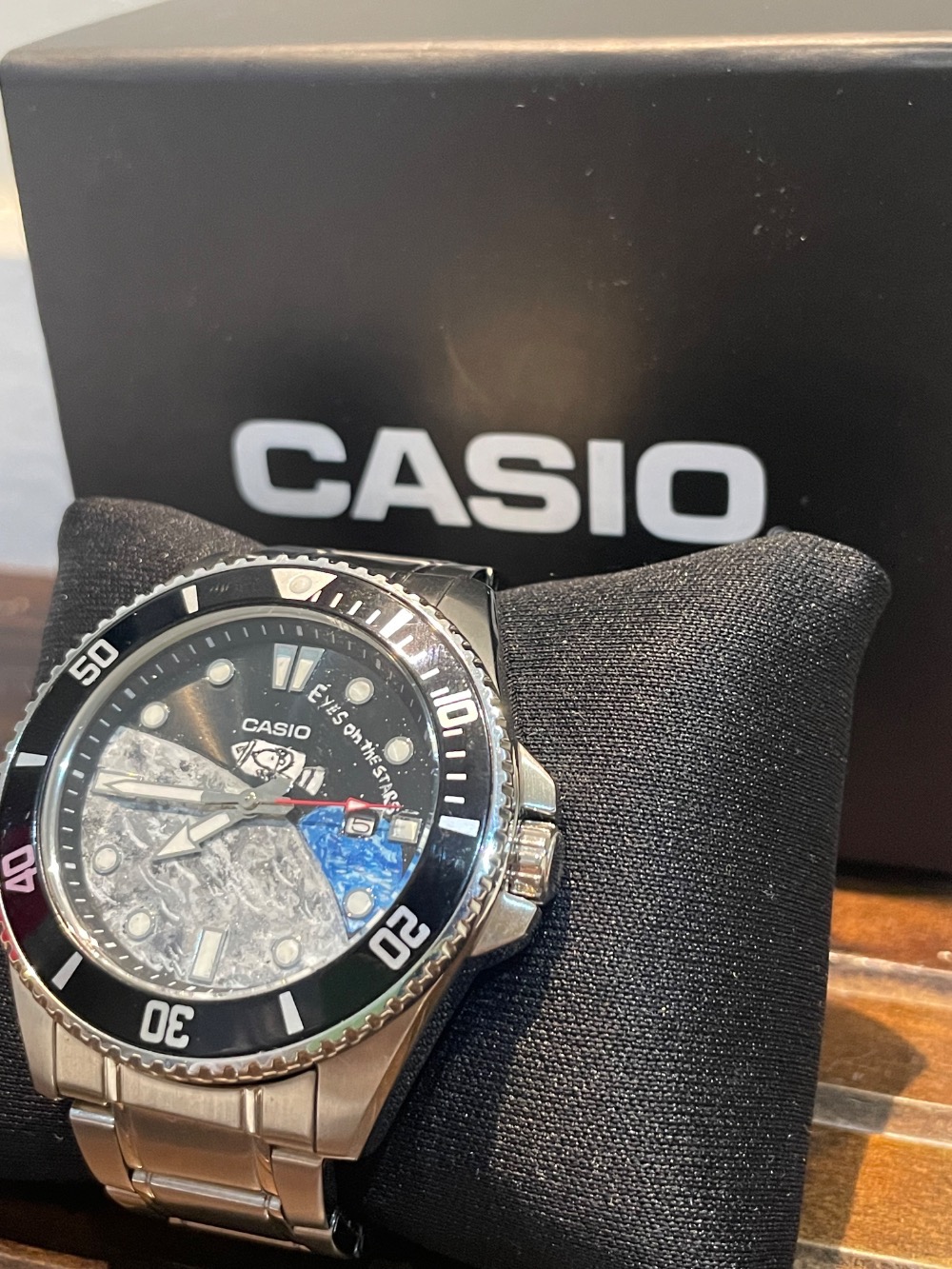 Relógio Casio Duro Snoopy Silver Black — Único, Usado
