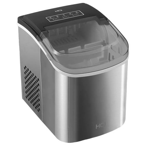 Máquina de Gelo HQ 12kg Turbo Ice Premium, 127V, Inox, HQ-MG12KGDP1-I