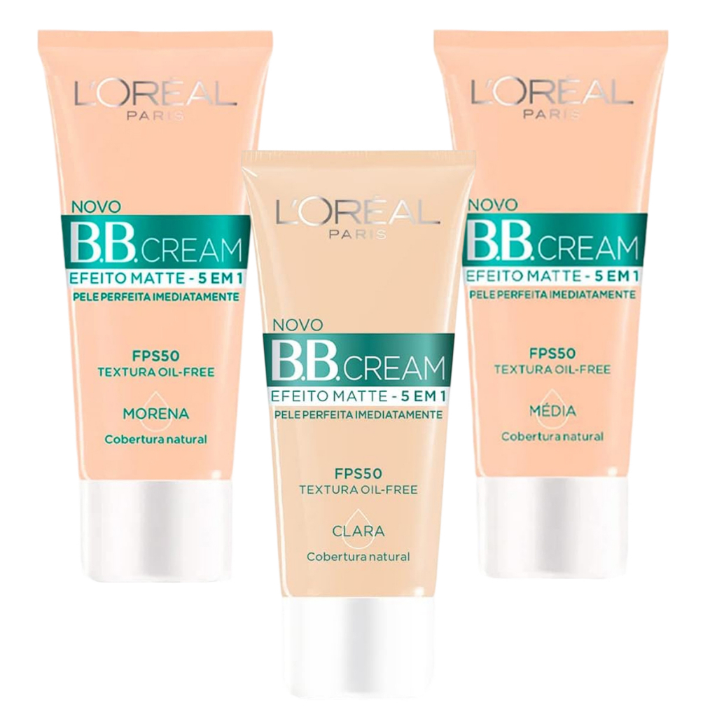 Base BB Cream Loreal Paris Efeito Matte FPS 50 30ml