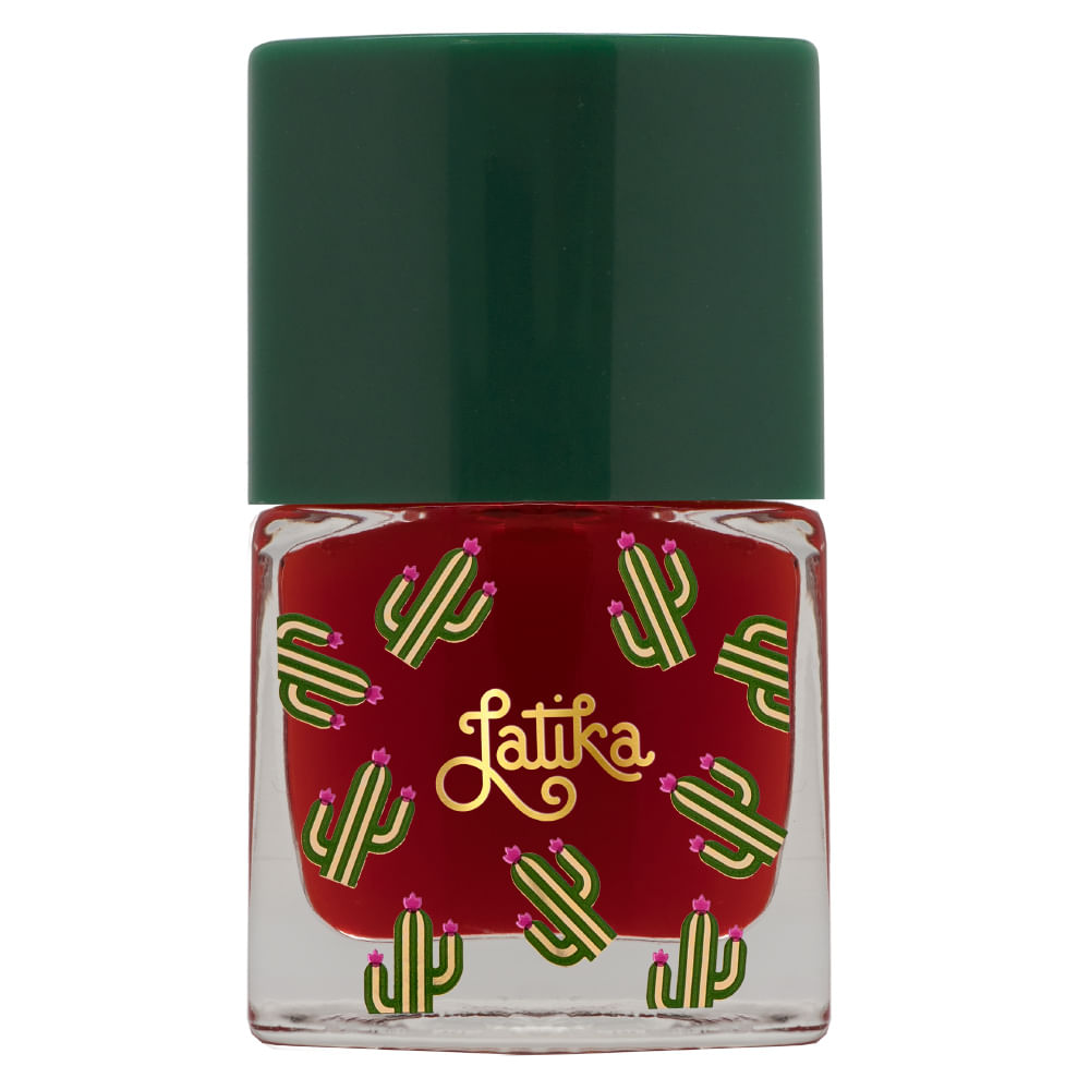Esmalte Cremoso Latika Nail Cactus — Love Vermelho