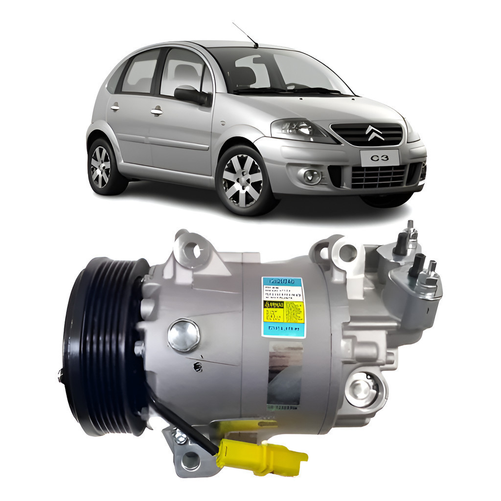 Compressor Ar C3 1.4/1.6 2009 A 2012 Original Delphi Lacrado