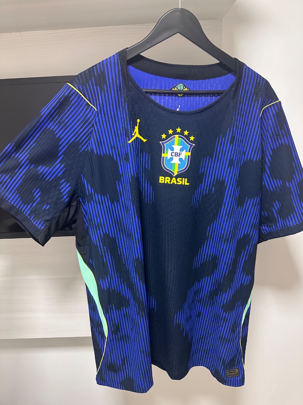 Camiseta Air Jordan II Brasil Jogador 2026/27 Blue — XXG, Novo