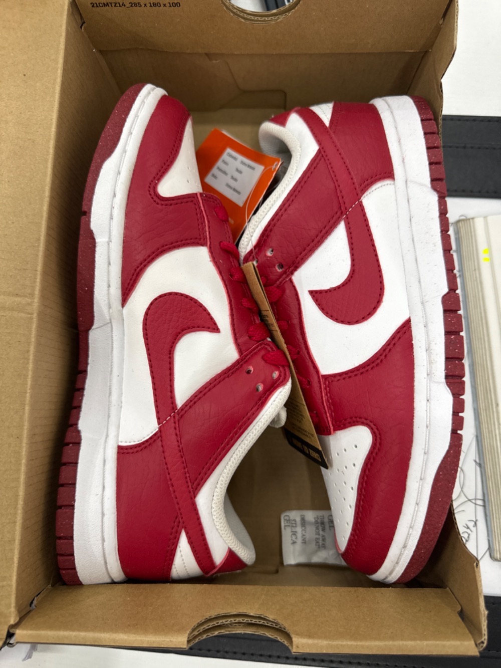 Nike Dunk Low Next Nature White Gym Red — 36, Novo