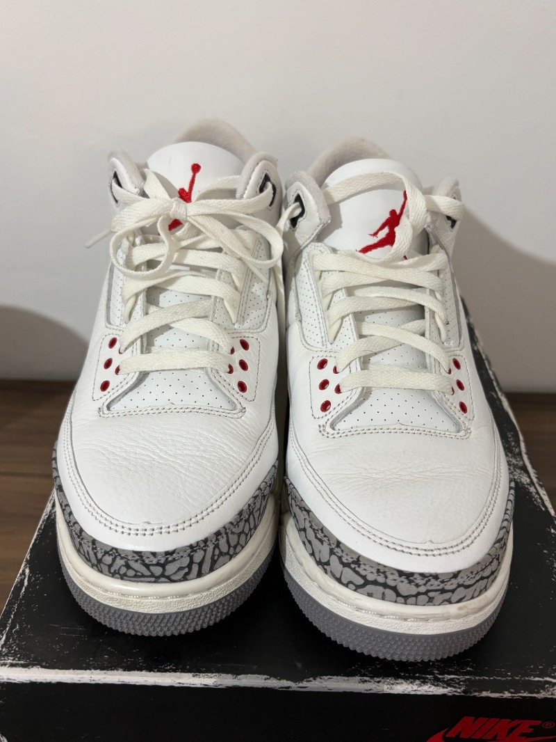 Foto 4 de Air Jordan 3 White Cement Reimagined — 41, Usado