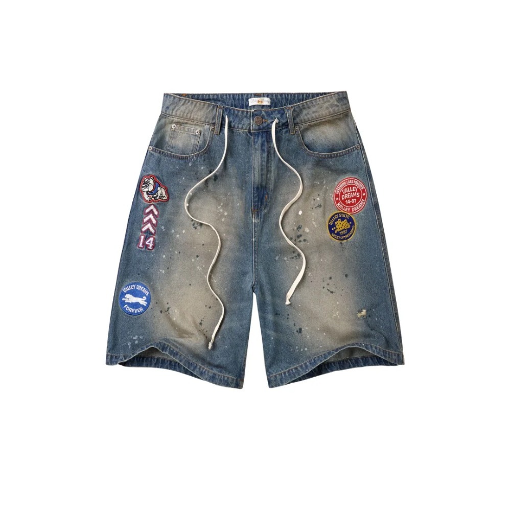 Bermuda Vale Lives Forever Paradise Jorts Blue — 42, Novo