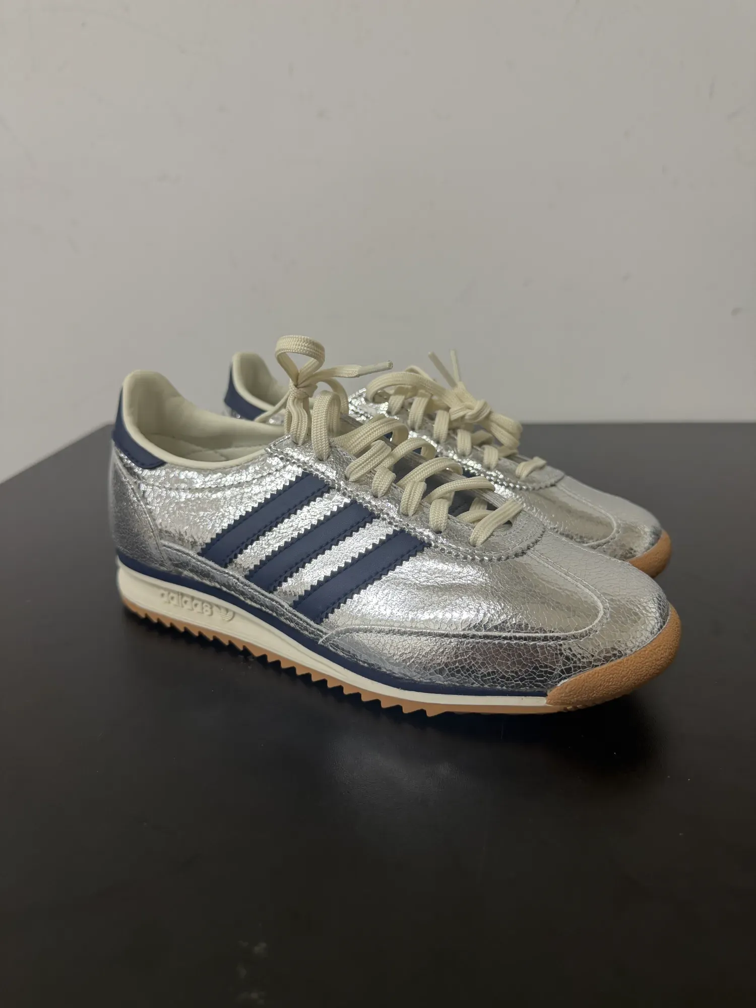 adidas SL 72 OG Silver Metallic Core Black — 34, Novo