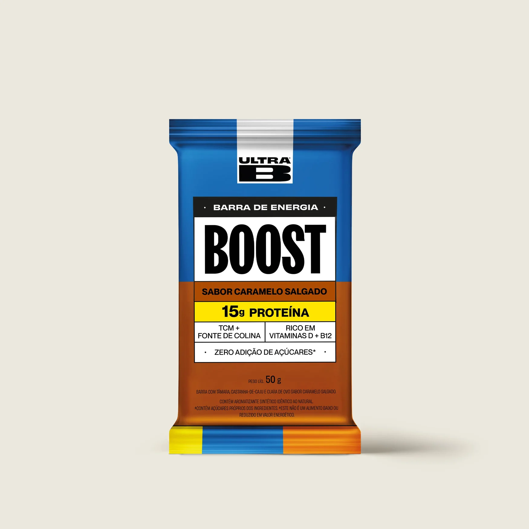 Barra Boost Ultra B Caramelo Salgado 50g