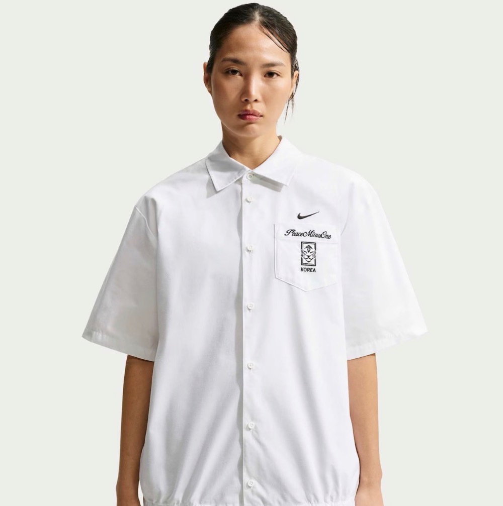 PEACEMINUSONE x South Korea x Nike Camisa Short Sleeve White — M, Novo