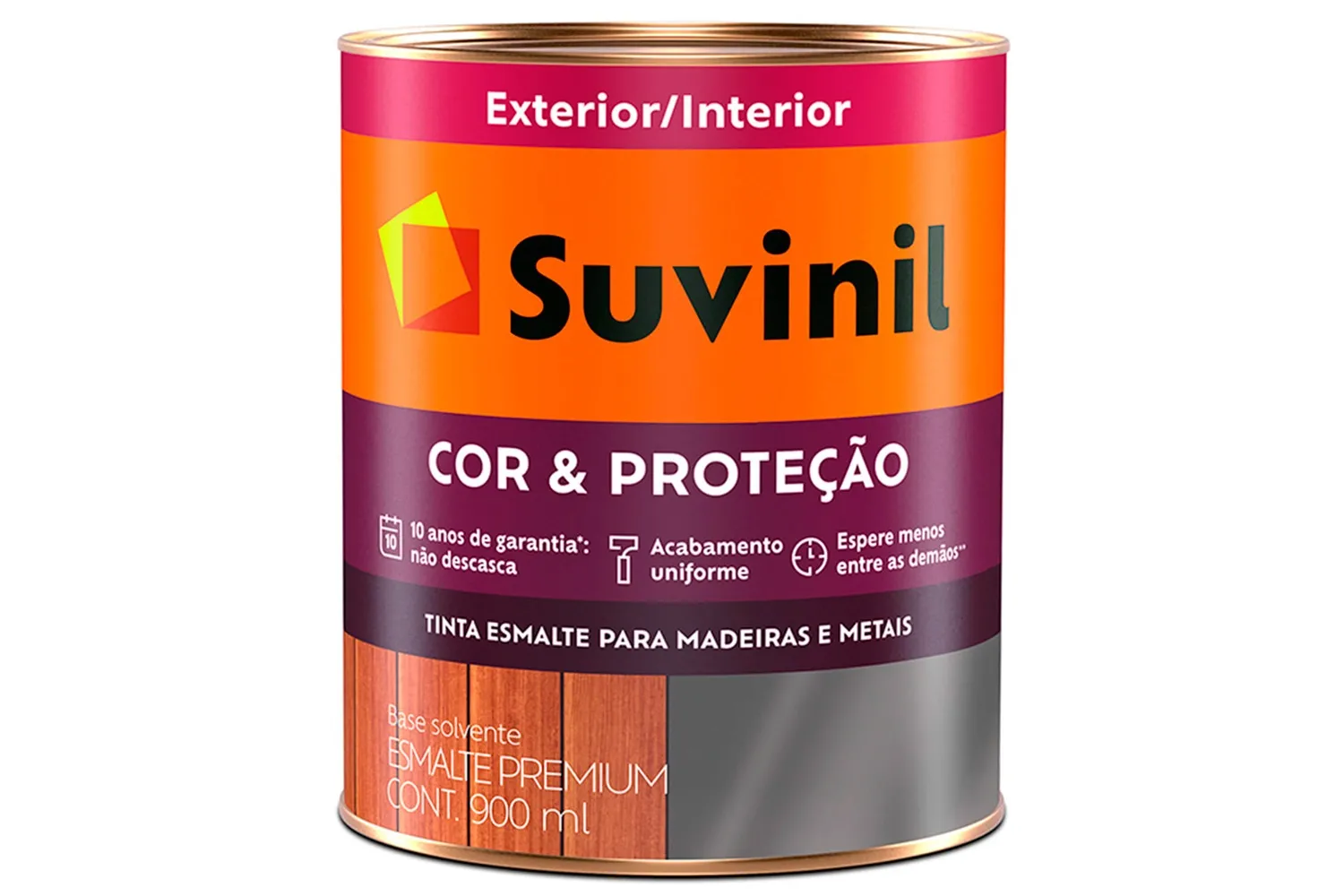 ESMALTE PR COR E PROT FOSCO PT 0,9L SUVINIL