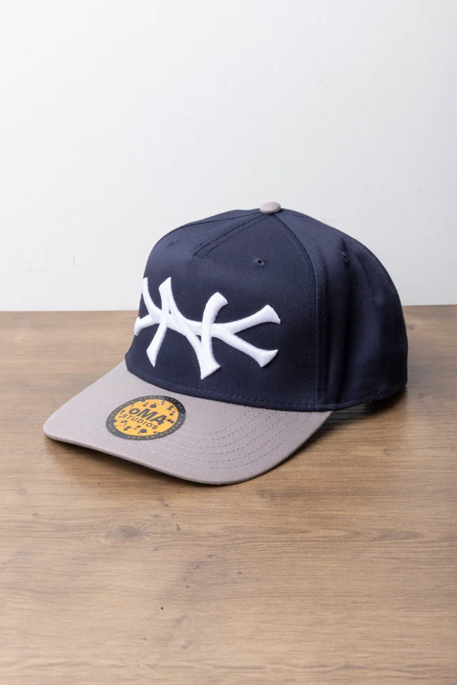 Foto 2 de Boné oMA Studios NY Curved Brim Navy Green — Único, Novo