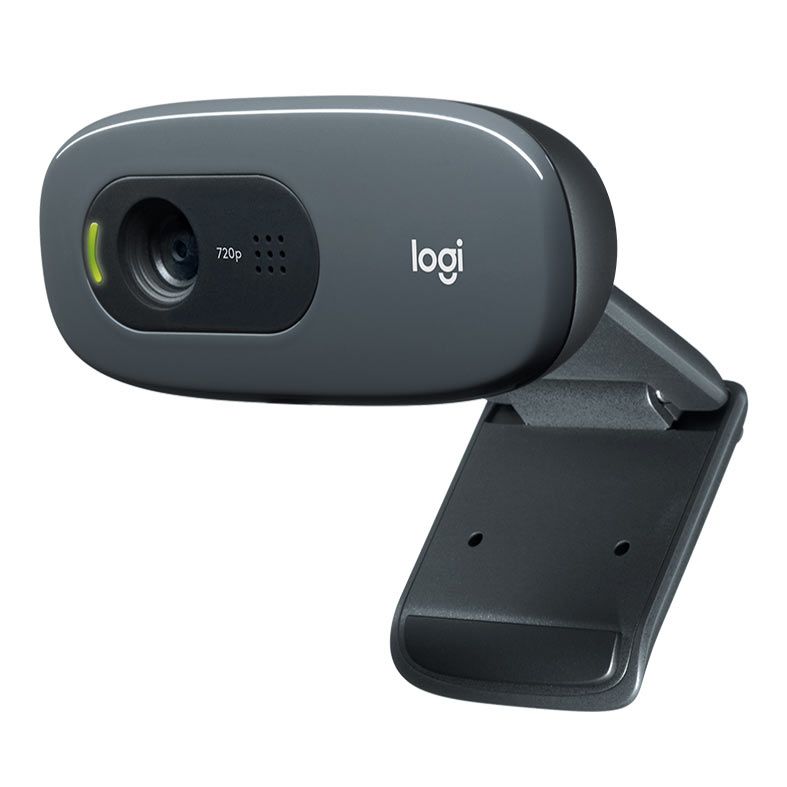 Foto 2 de Webcam Logitech C270 HD 720p Com Microfone Preta, 960-000694