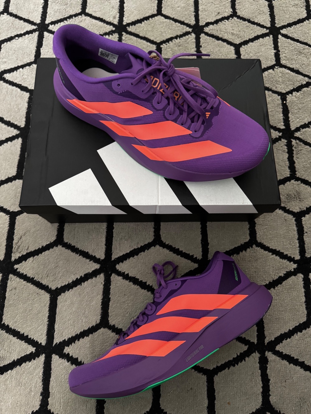 adidas Adizero Evo SL Rio Active Purple — 43, Novo