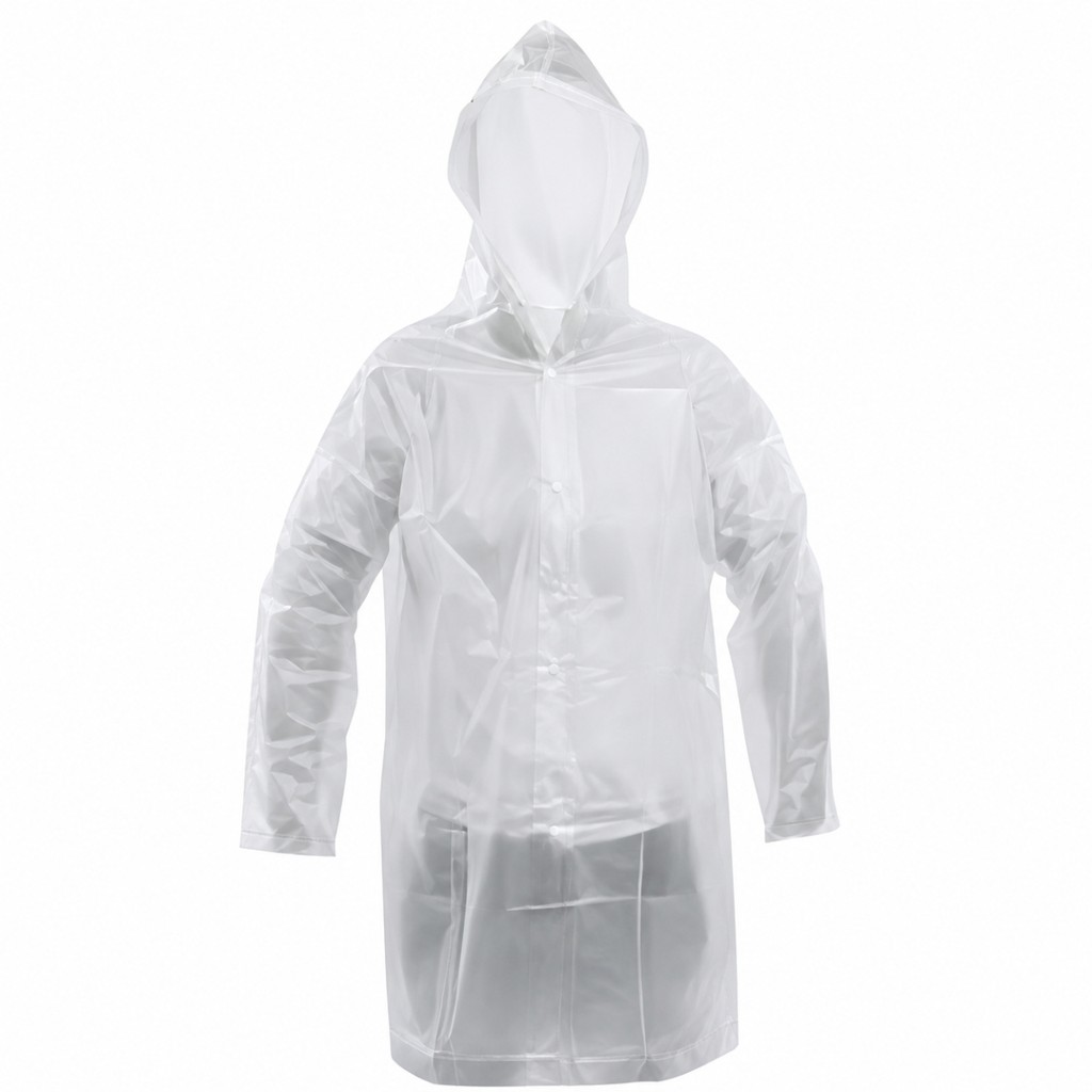 Capa Chuva Transparente Impermeável Pvc Laminado EXG