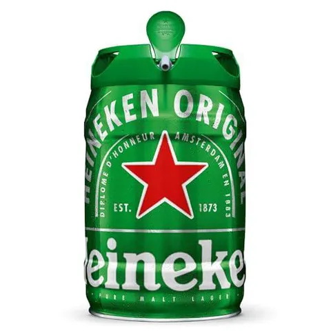 [Leve 2/ Cada R$ 75] Heineken Cerveja Barril 5L
