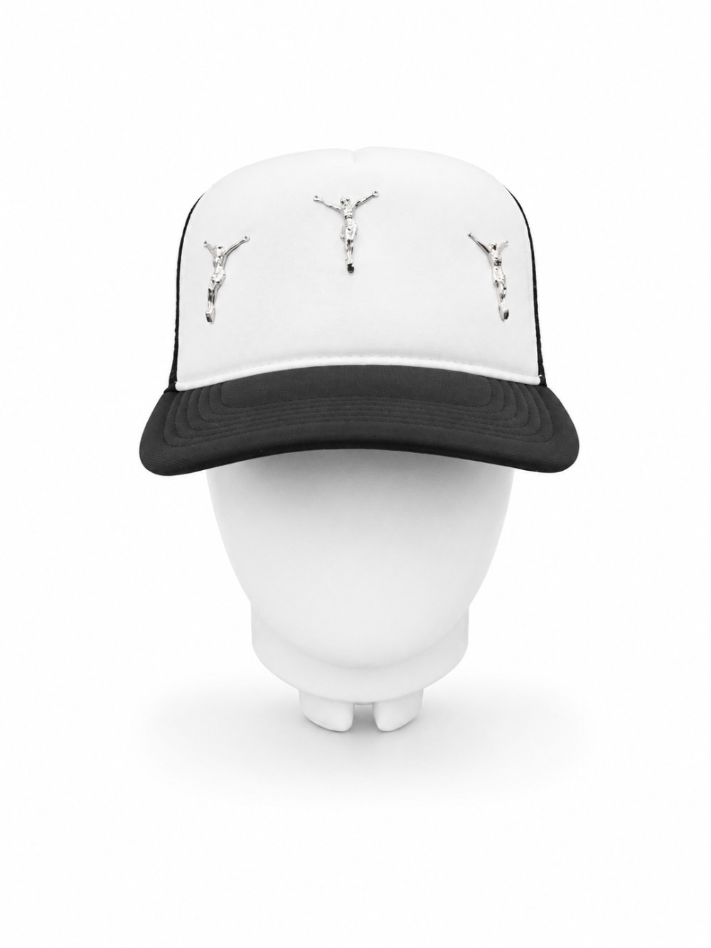 Boné UMS 458-LL Crucifix Trucker Preto — Único, Novo