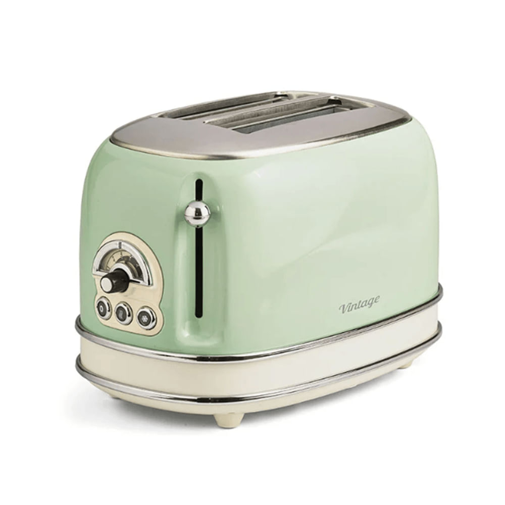 Torradeira Elétrica Vintage Verde 110V - Ariete 110