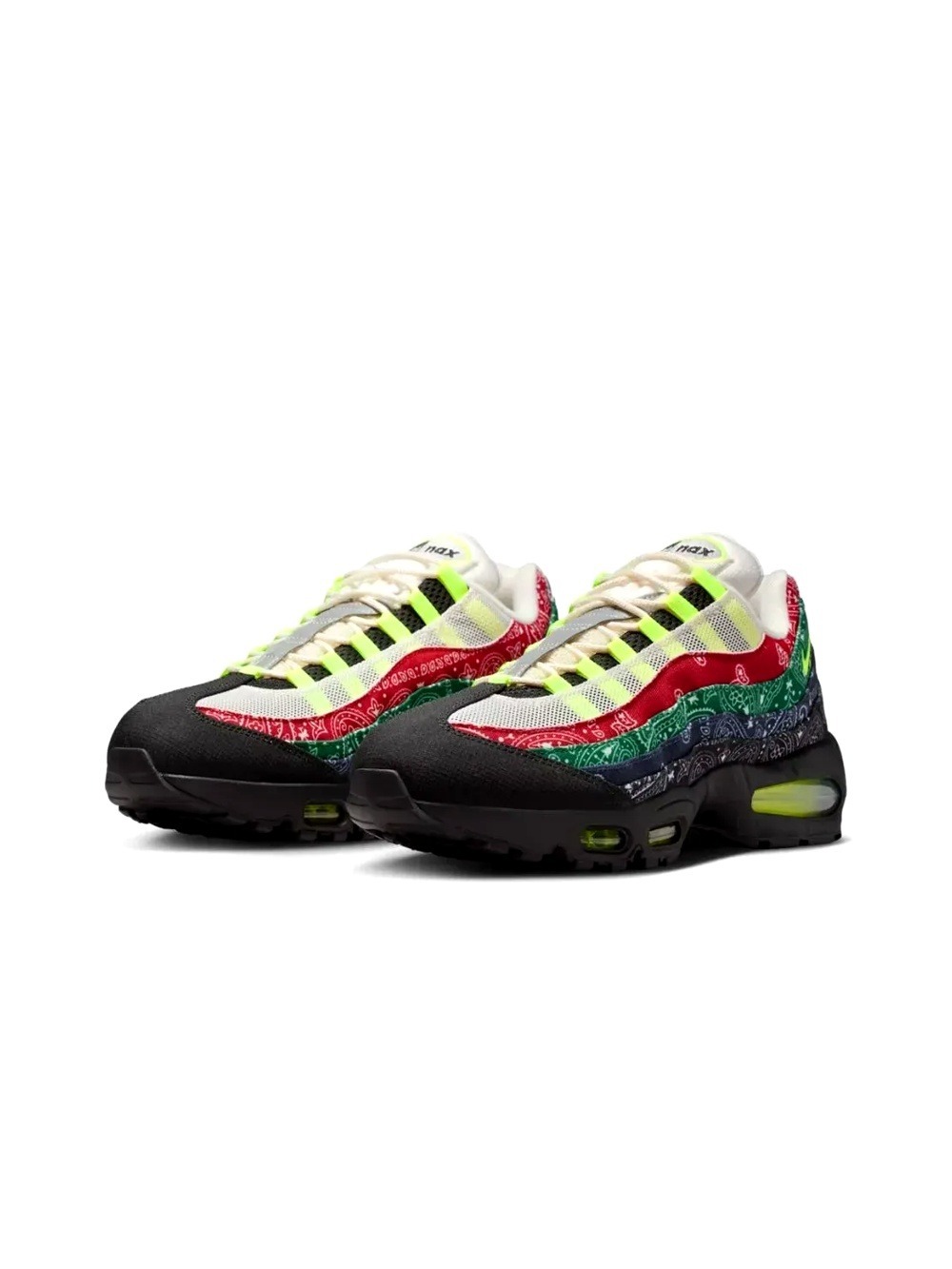 Nike Air Max 95 Big Bubble Volt University Red — 37 / 38 / 39 / 40 / 41 / 42 / 43, Novo
