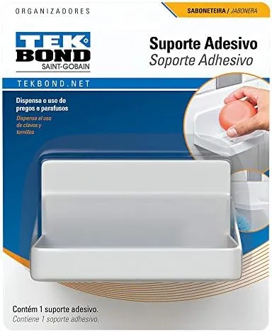 SUPORTE DE BANHEIRO PARA SABONETE TEKBOND