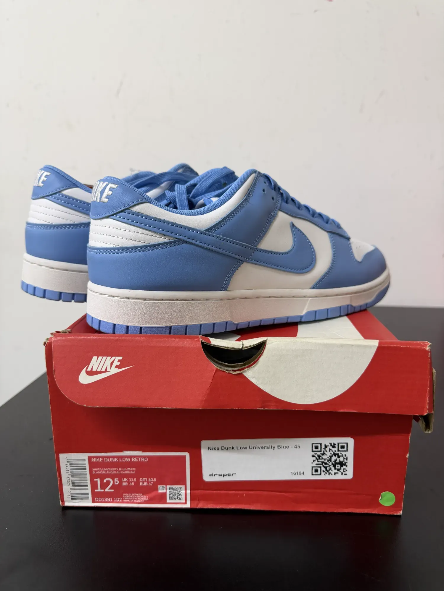 Foto 2 de Nike Dunk Low University Blue — 45, Novo