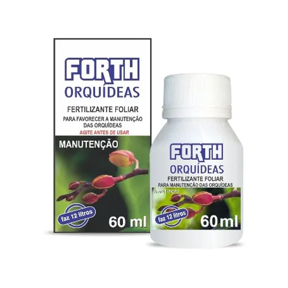 Fertilizante Orquídeas Concentrado 60mL Forth