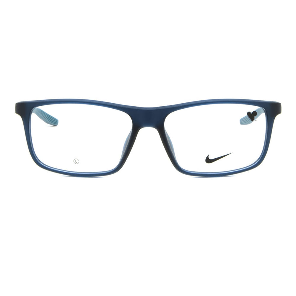 Armação de Óculos de Grau Nike 7272 Masculino Retangular Acetato Azul Armação de Óculos de Grau Nike 7272 Masculino Retangular Acetato A