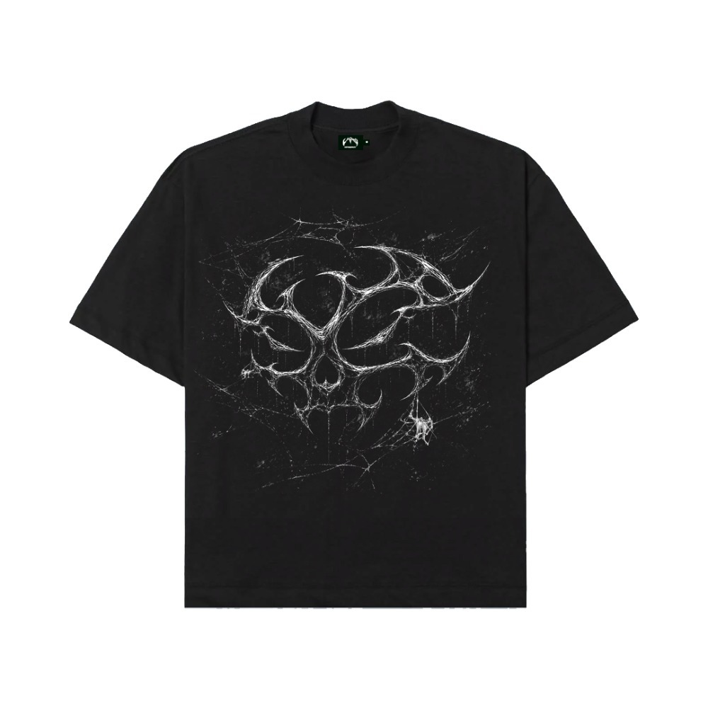 Camiseta CIPHER Spiderweb Black — P, Novo