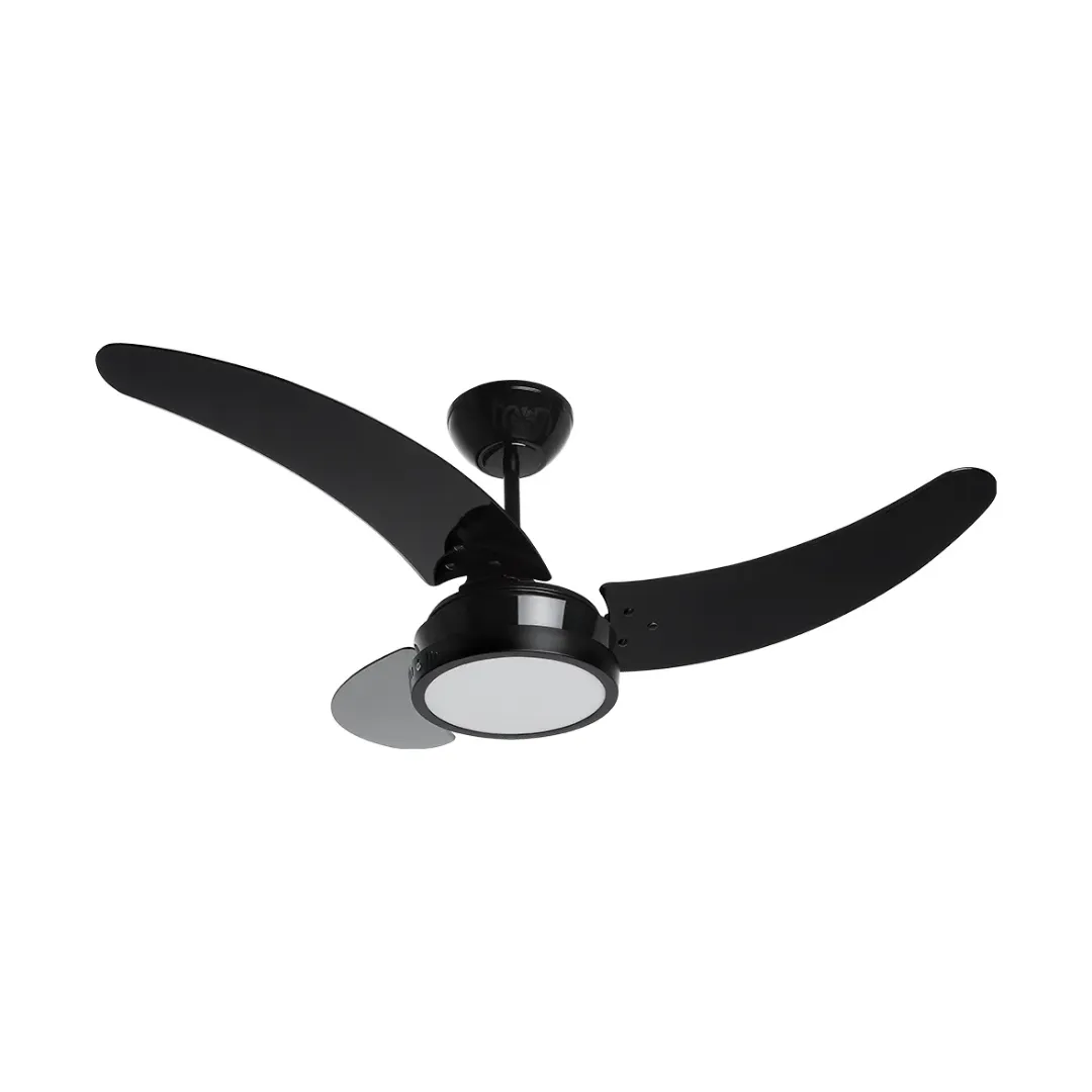 VENTILADOR BUZIOS MAX LED 127V 3P 130W PRETO TRON