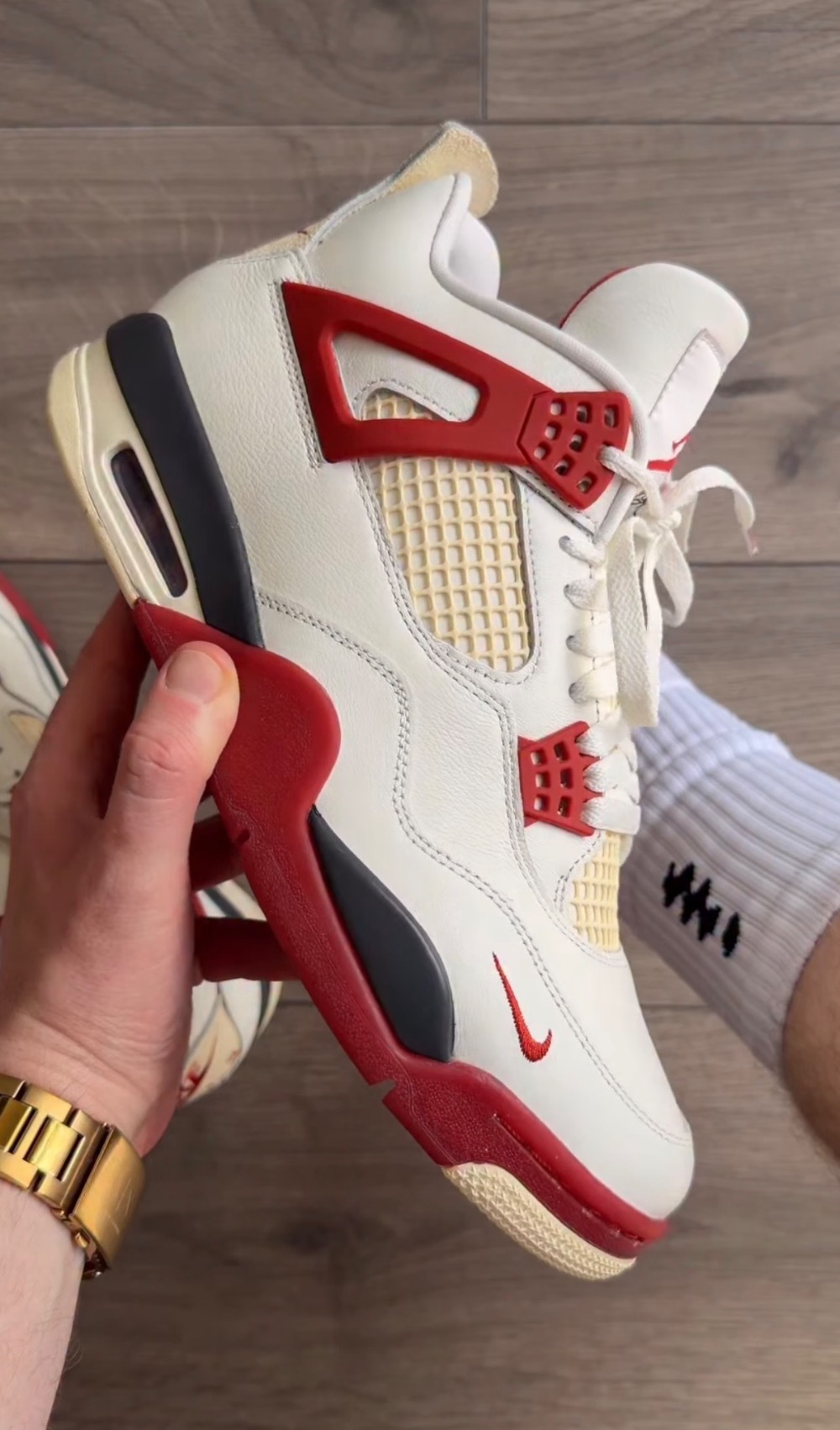 Nigel Sylvester x Air Jordan 4 Brick After Brick — 39, Novo