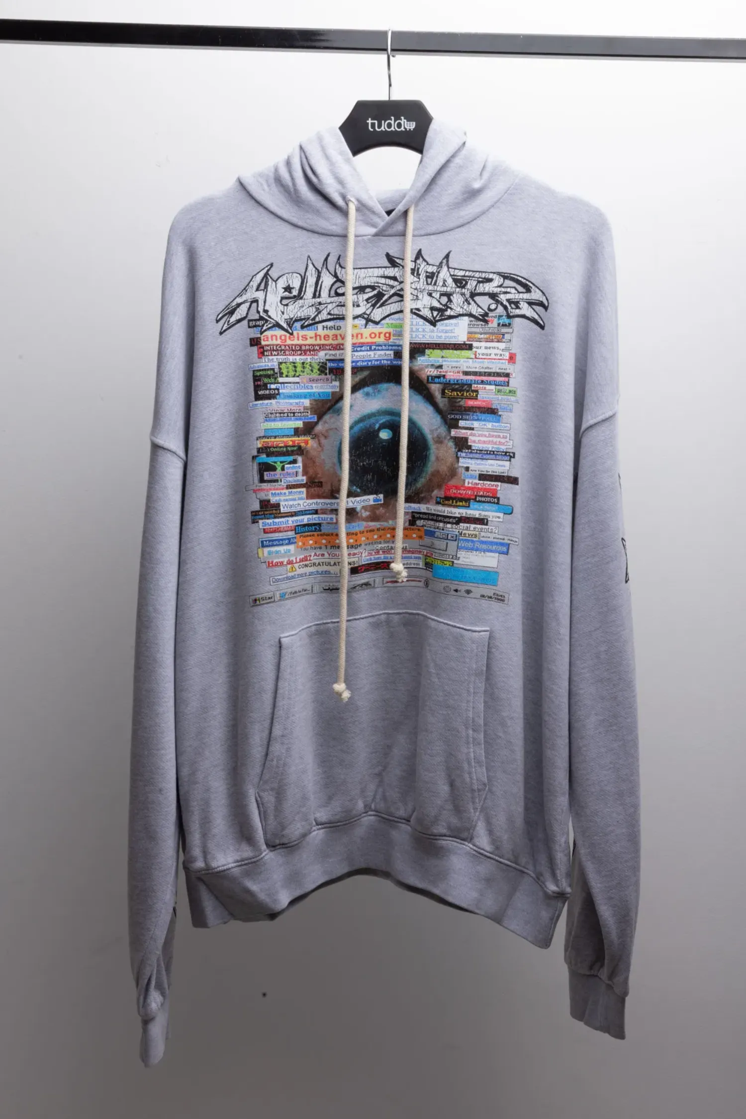 Moletom Hellstar Links Grey — G / XG, Novo