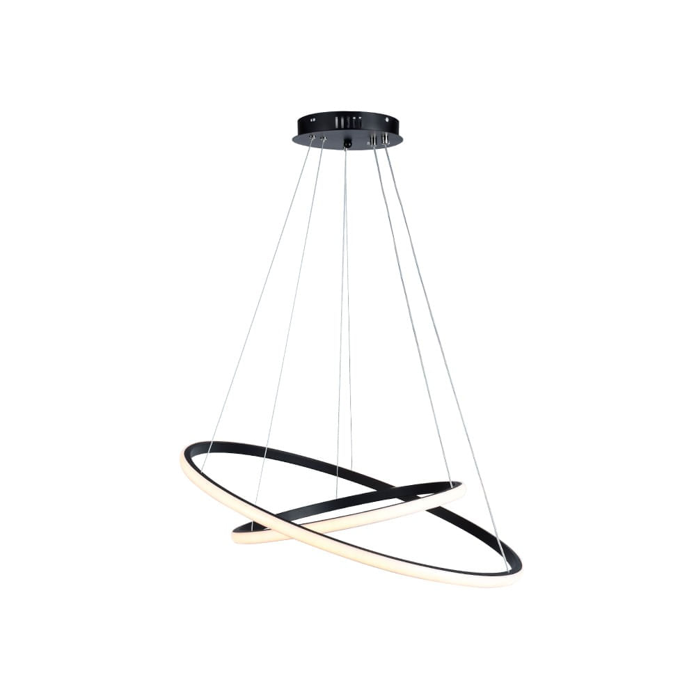 Pendente Led Montreal 3000K 35W Preto Taschibra