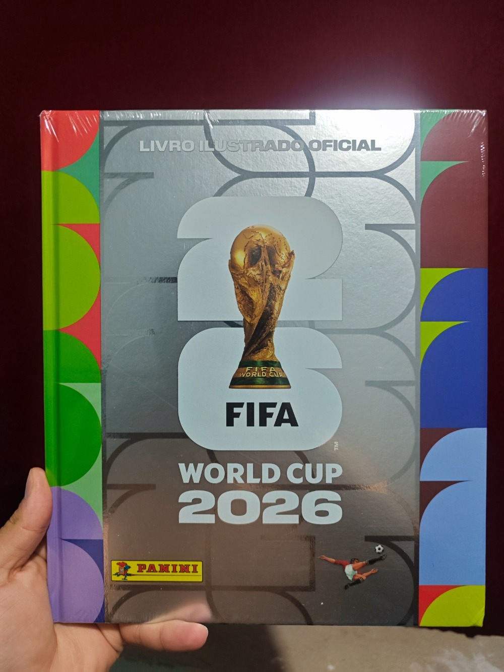 FIFA x Panini Albúm Copa do Mundo 2026 Capa Dura Prata — Único, Novo