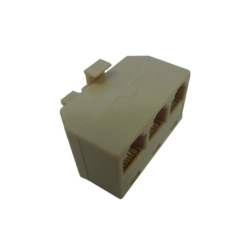 Adaptador telefônico RJ11 3 saídas Kit-Flex