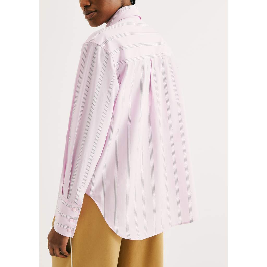 Foto 2 de Camisa Feminina Fio Tinto Oversized