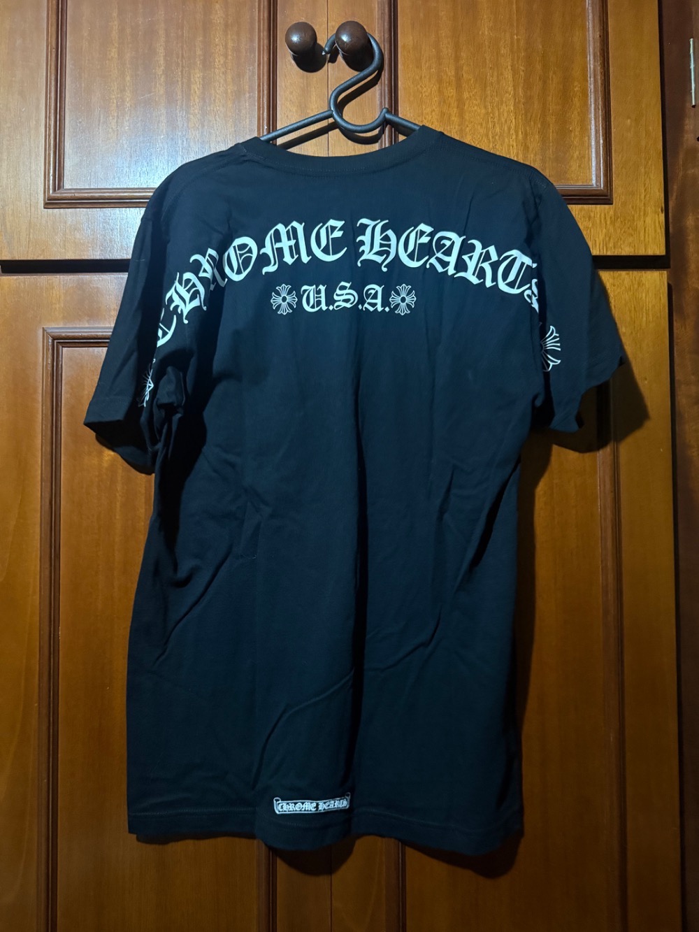 Camiseta Chrome Hearts USA Black — G, Novo