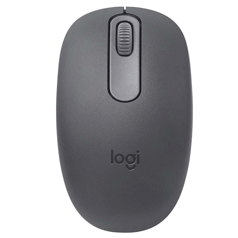 Mouse sem Fio Logitech M196, Ambidestro Compacto, Bluetooth, Compatível com PC e Mac, Grafite - 910-007456