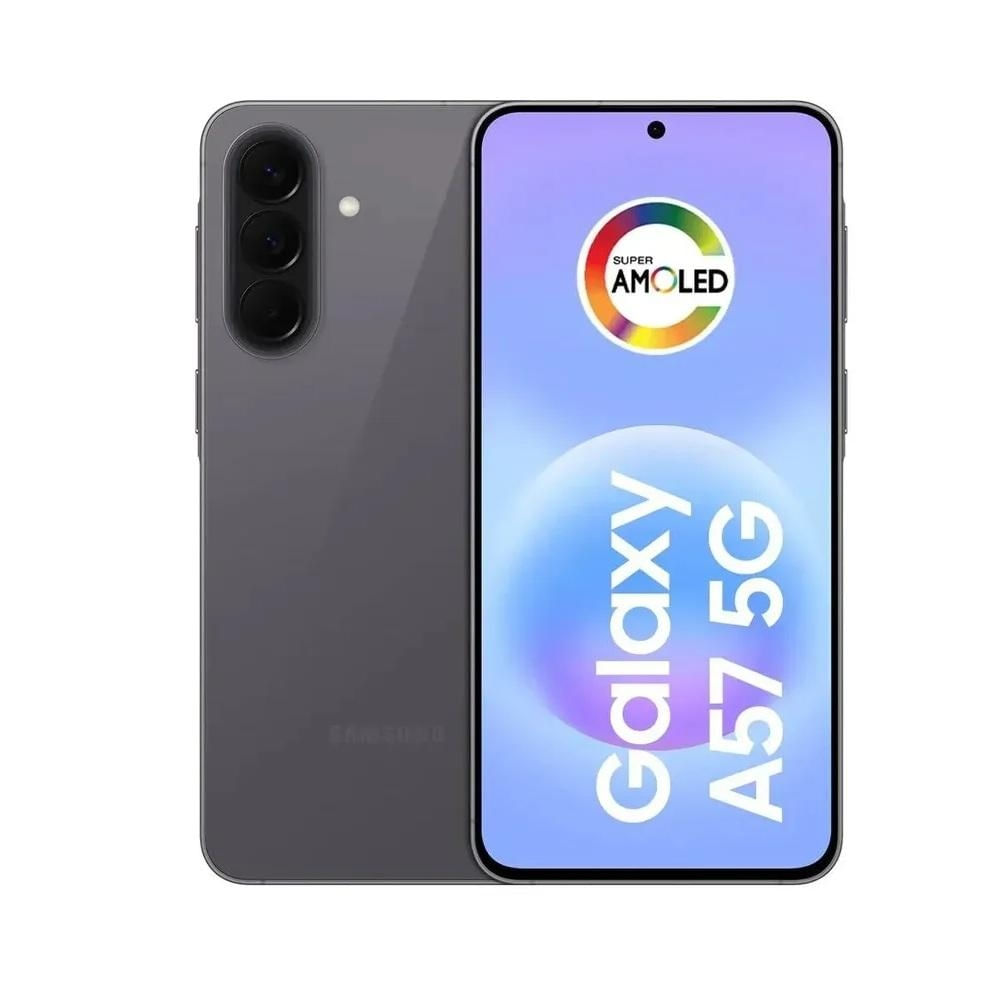 Smartphone Samsung Galaxy A57 5G 256 8GB 8GB RAM Câmera Tripla até 50MP Selfie 12MP 6.7 Cinza