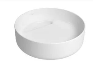 CUBA REDONDA APOIO C VALV OCULTA 40CM-BRANCO DECA