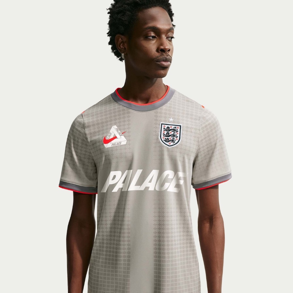 England x Palace x Nike Camiseta Dri-Fit Academy Pro Football Pewter Grey — XXG, Novo