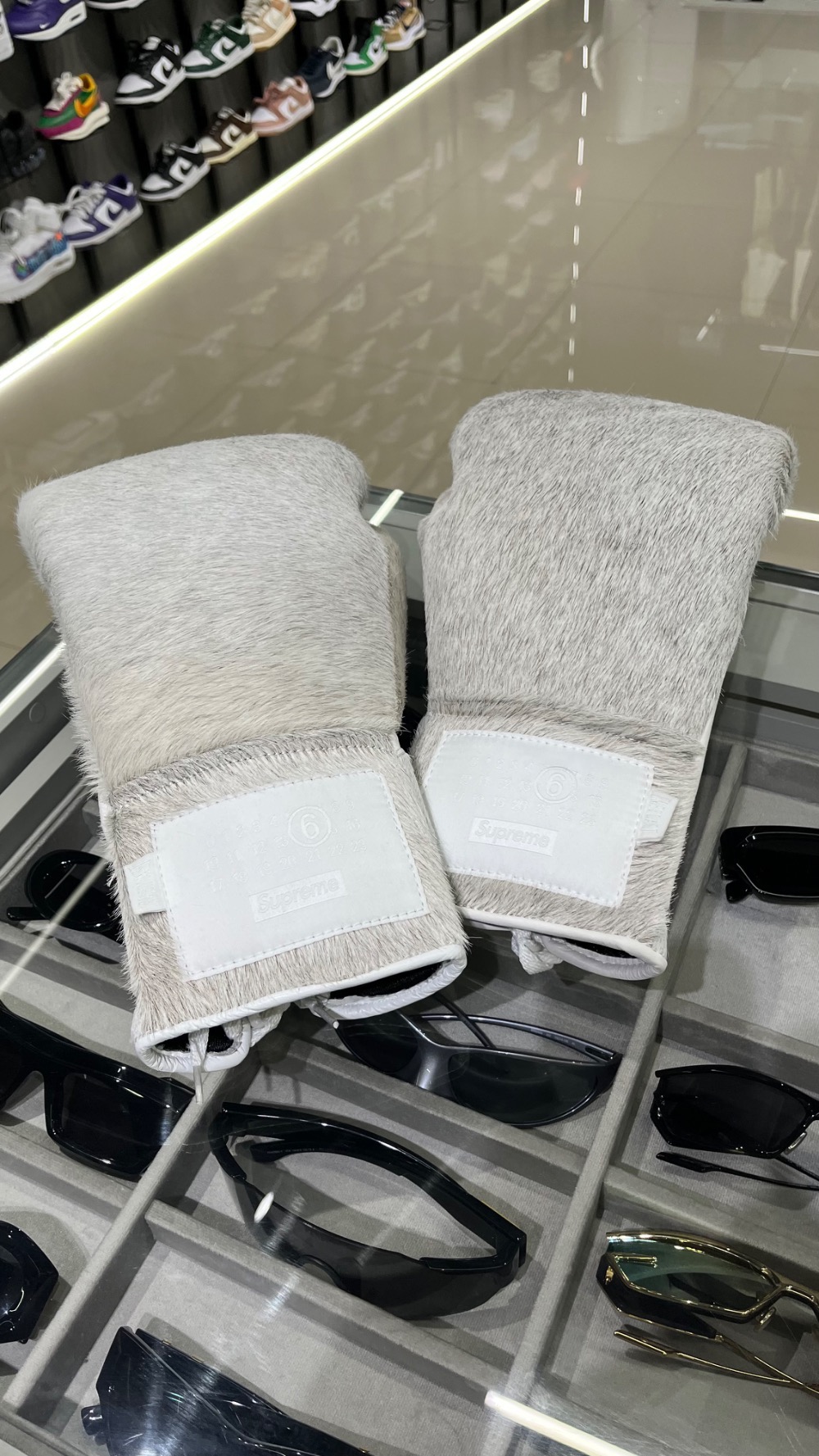 Maison Margiela x Everlast x Supreme Luva de Box Pro Off White — Único, Novo