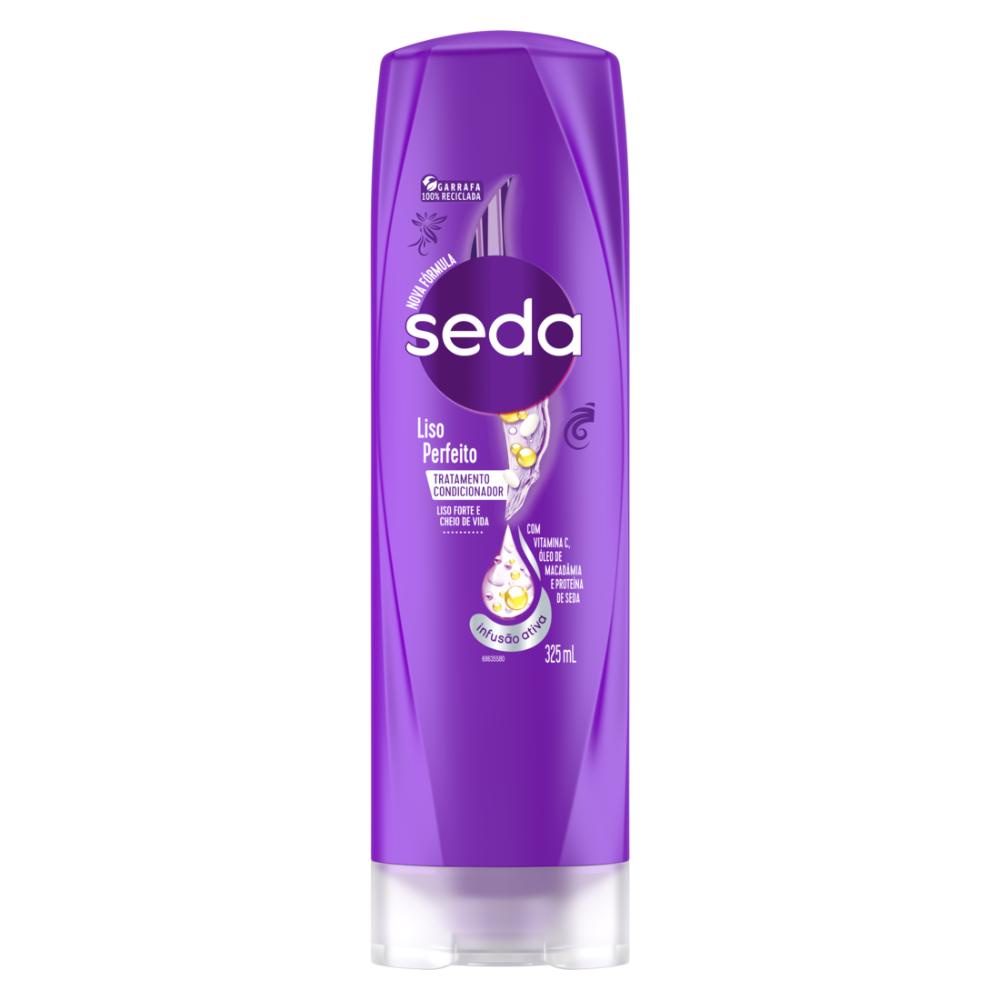 Foto 2 de Kit 2 Condicionador Seda Cocriações Liso Perfeito 325ml
