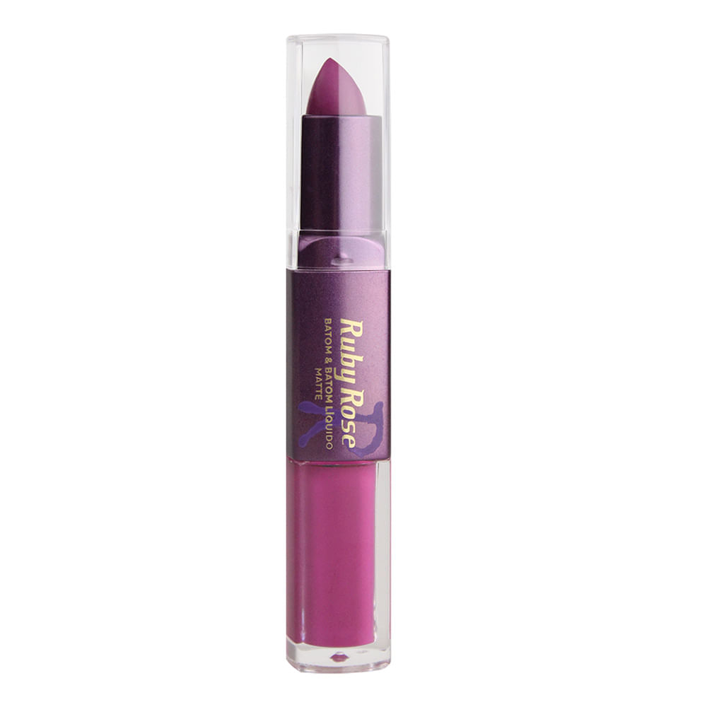 Batom 2 em 1 Ruby Rose – 2x1 Duo Matte — 299