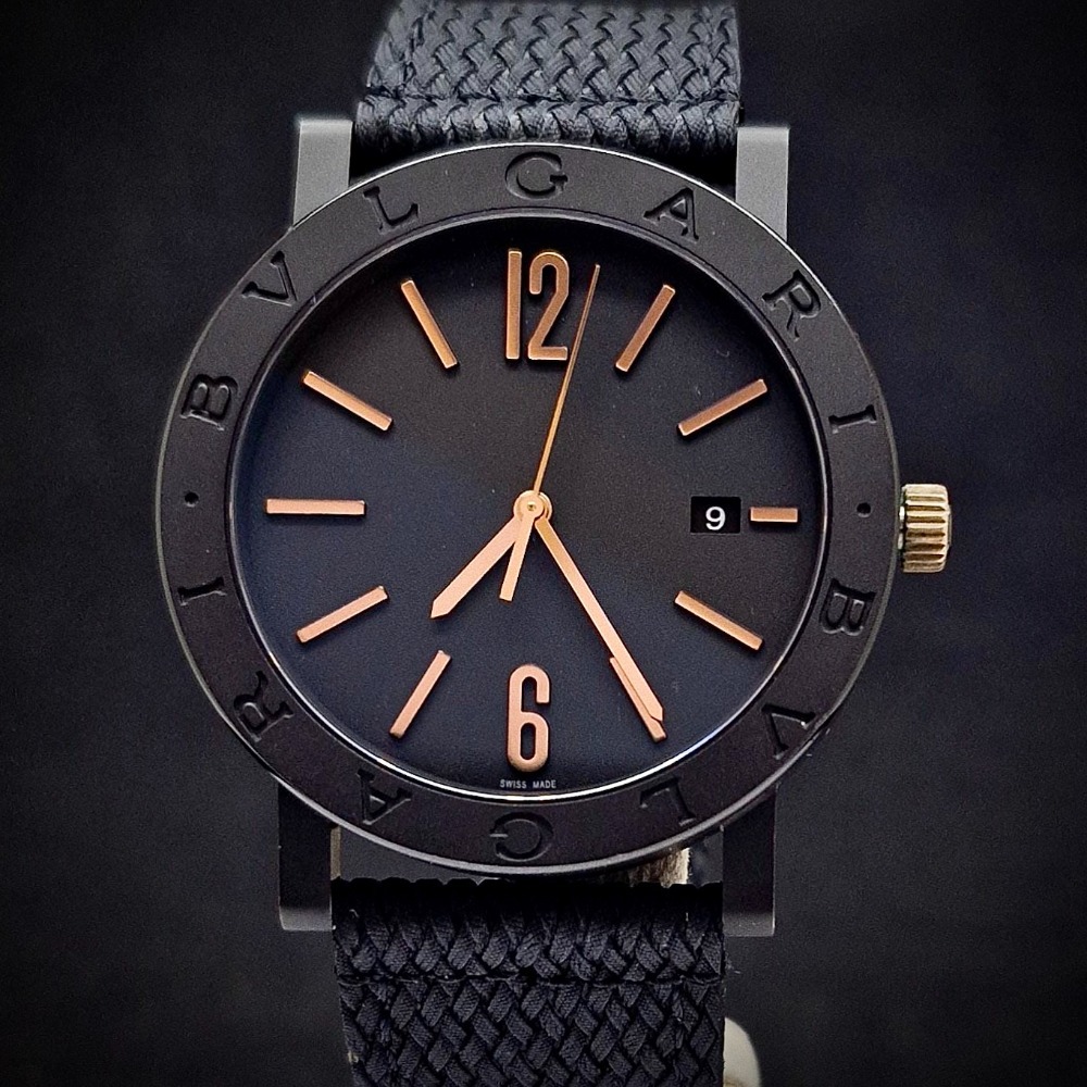 Relógio Bvlgari Solotempo Automatic Black Dial 41mm — Único, Usado