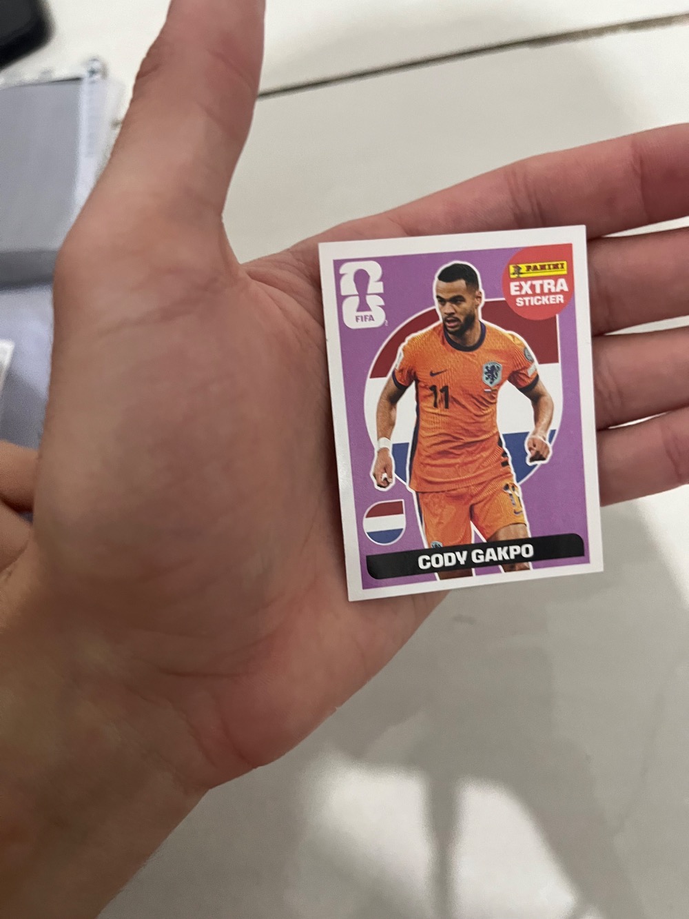 Figurinha Panini Cody Gakpo Roxo Legend FIFA World Cup 2026 — Único, Novo