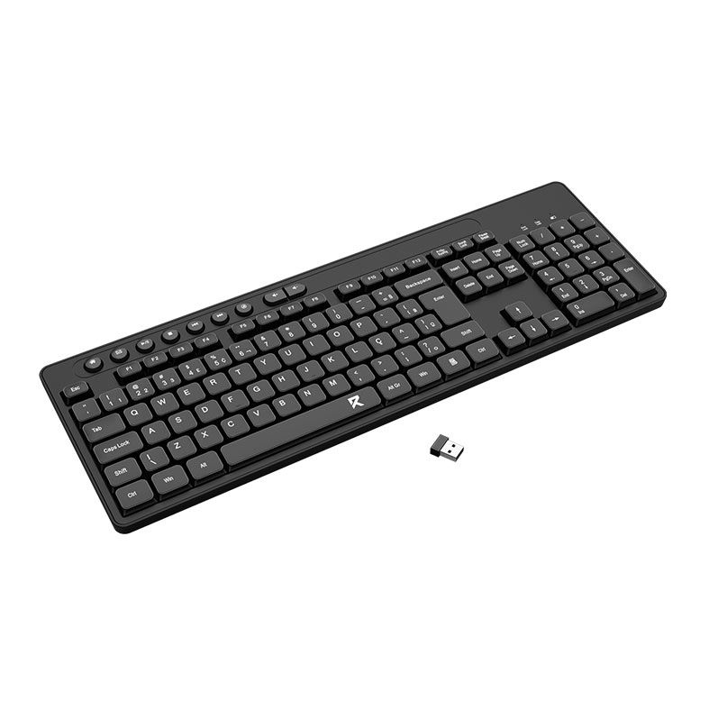 Foto 2 de Teclado Redragon BK-7094, ABNT2, Wireless, Preto, BK-7094-PT