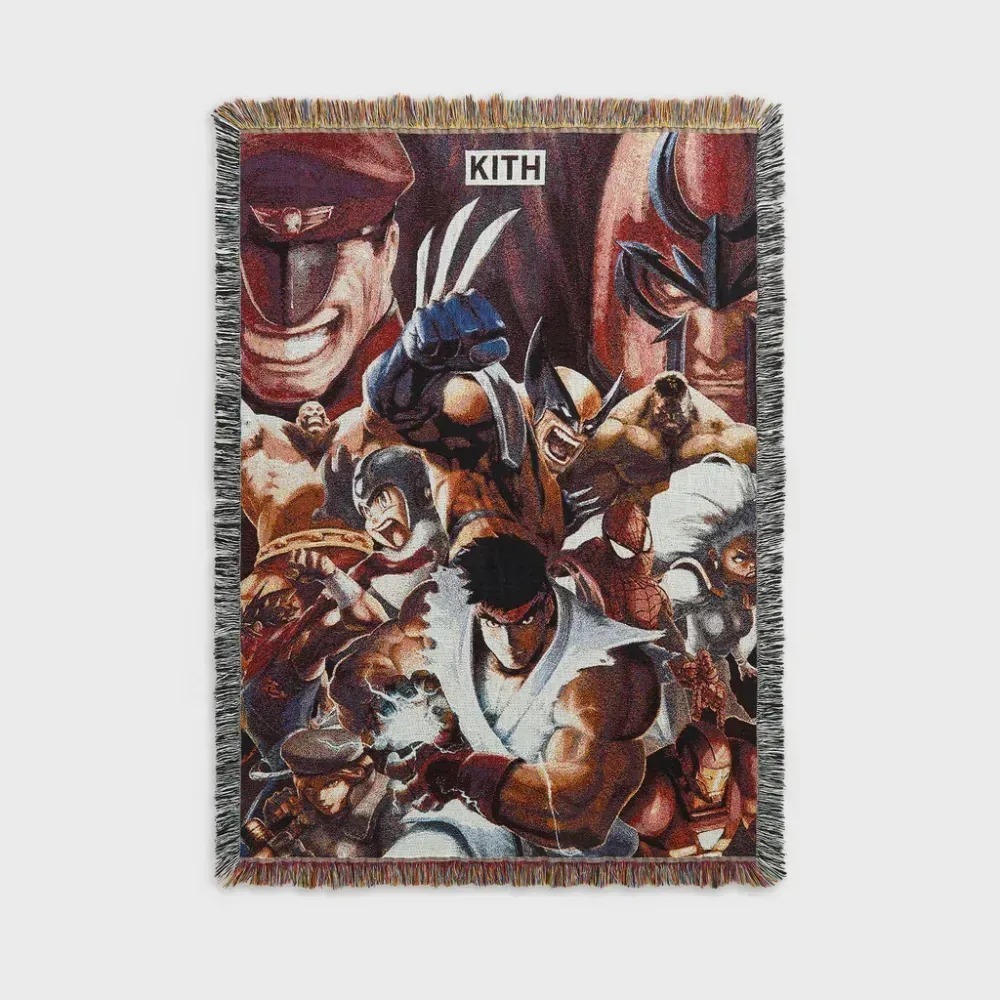 Marvel vs. Capcom x Kith Tapestry Blanket Multi — Único, Novo