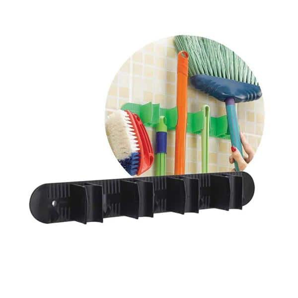 Suporte para vassouras, Preto, 185/P, Nitronplast 1 UN