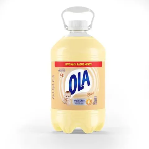 Sabão Líquido Bebê para Roupas Finas, 3,8L