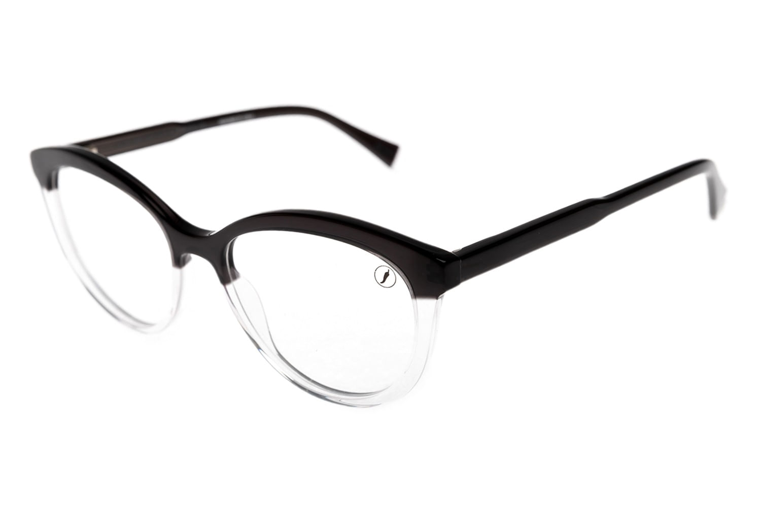 Armação Para Óculos de Grau Feminino Premium Edition Two Colors Cinza LV.AC.1006.0404 M