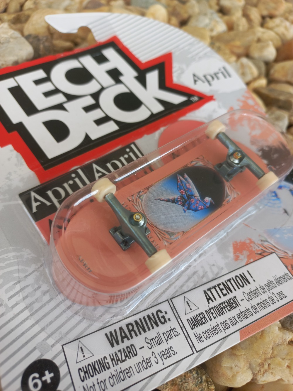 Tech Deck Skate de dedo April Yuto Orange — Único, Novo